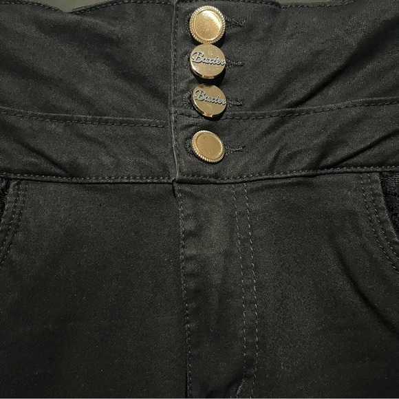 BAXTER- Butt Lifting Black Columbian Jeans Size 11 - Picture 3 of 7